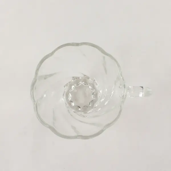 Hazel Atlas Clear Swirl Punch Snack Cup Replacement Open Handle