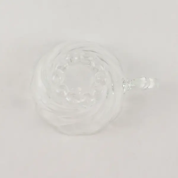 Hazel Atlas Clear Swirl Punch Snack Cup Replacement Open Handle