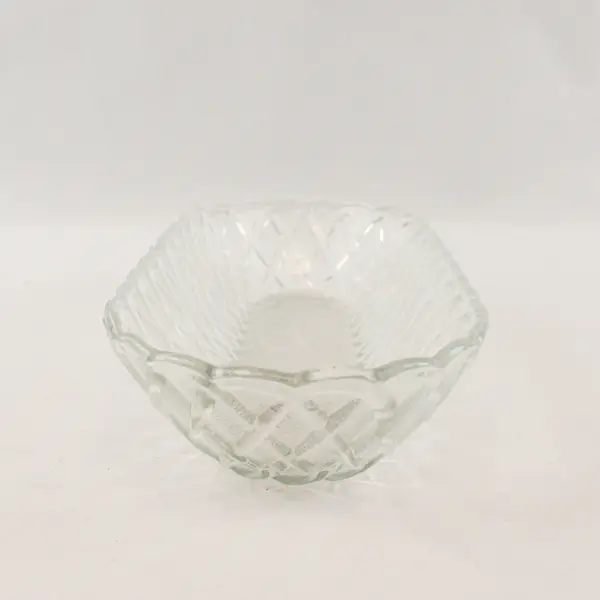 Vintage Indiana Glass Pretzel Clear Glass Oval Celery Dish