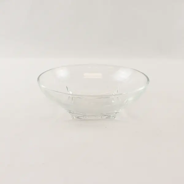 Vintage Hazel Atlas Colony Clear Round Glass Bowl Mid-Century