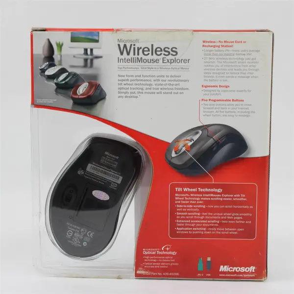 Microsoft Wireless Intellimouse Explorer Tilt Wheel Black (M03-00035)