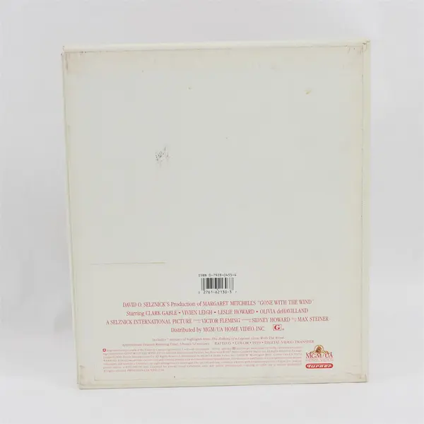 Gone With the Wind VHS 1990 2-Tape Deluxe Edition Box Set