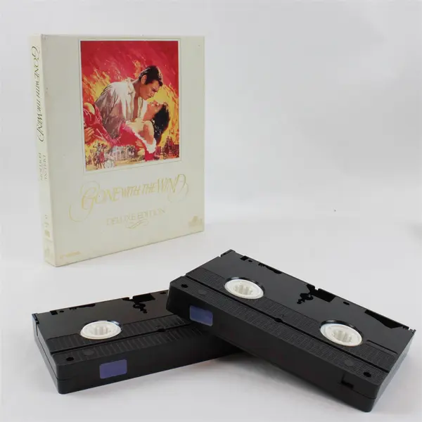Gone With the Wind VHS 1990 2-Tape Deluxe Edition Box Set