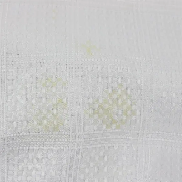 Lot 4 Unbranded Matching White Fabric Round 75" Diameter Tablecloth & 3 Napkins
