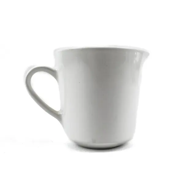 Centura by Corning White Ceramic Creamer Pitcher Mid Century Modern