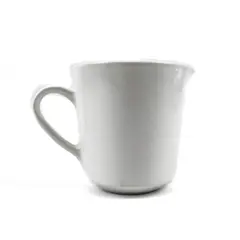 Centura by Corning White Ceramic Creamer Pitcher Mid Century Modern