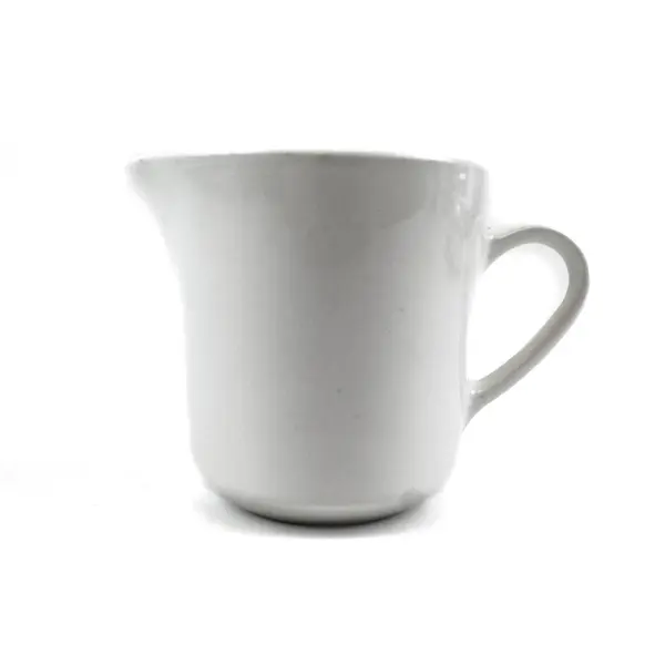 Centura by Corning White Ceramic Creamer Pitcher Mid Century Modern
