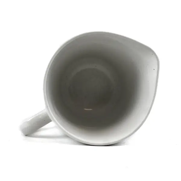 Centura by Corning White Ceramic Creamer Pitcher Mid Century Modern