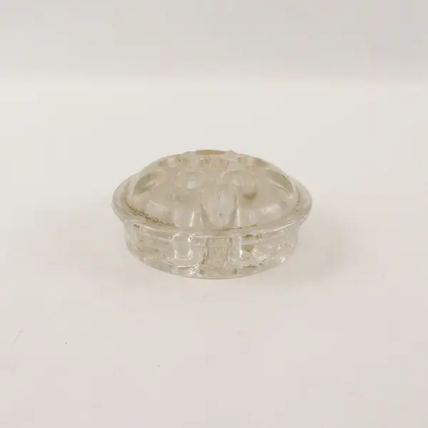 Vintage Glass Flower Frog 11 Holes - 3.5"