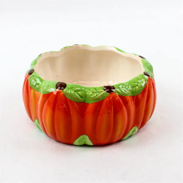Royal Norfolk Pumpkin Candy Bowl Halloween Autumn Fall Decorative Dish
