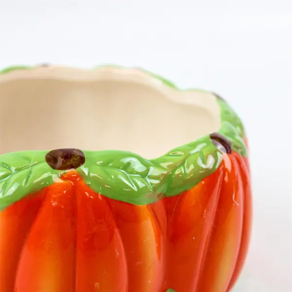 Royal Norfolk Pumpkin Candy Bowl Halloween Autumn Fall Decorative Dish