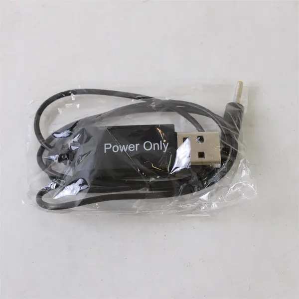 Unbranded Black USB Charger Power Only Cable 4.2V 400mA Untested