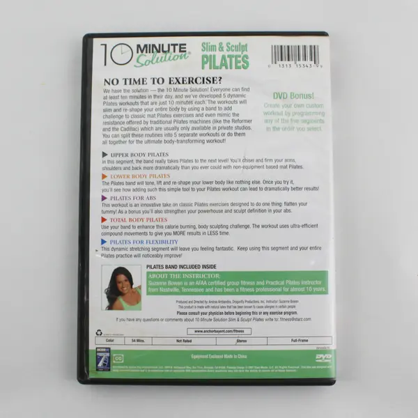 10 Minute Solution: Slim & Sculpt Pilates DVD only, 2007