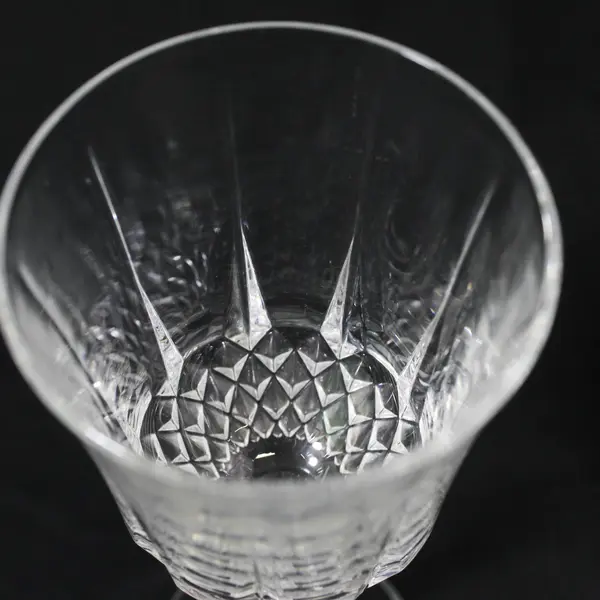 Set of 4 Anchor Hocking Legacy Lead Crystal Wine Glasses