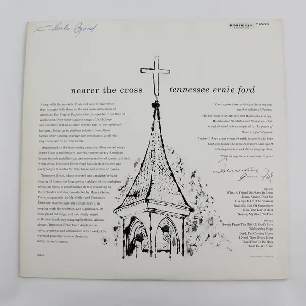 Tennessee Ernie Ford Nearer The Cross 12" Vinyl Record