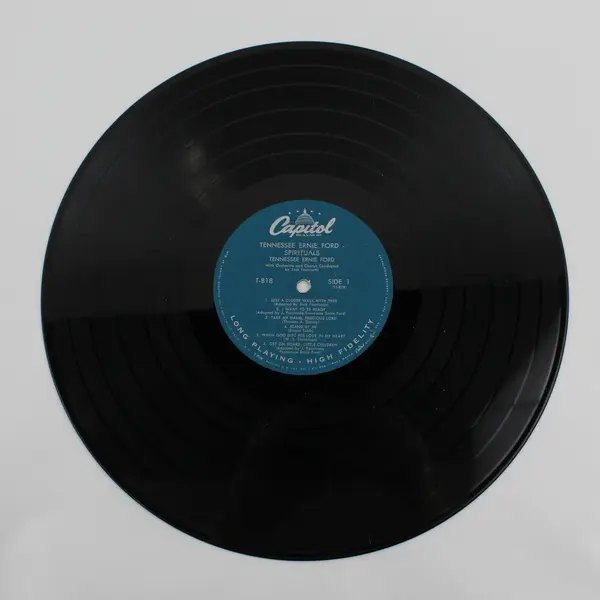 Tennessee Ernie Ford Spirituals 12" Vinyl LP Record Capitol 1957
