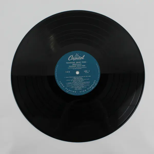 Tennessee Ernie Ford Spirituals 12" Vinyl LP Record Capitol 1957