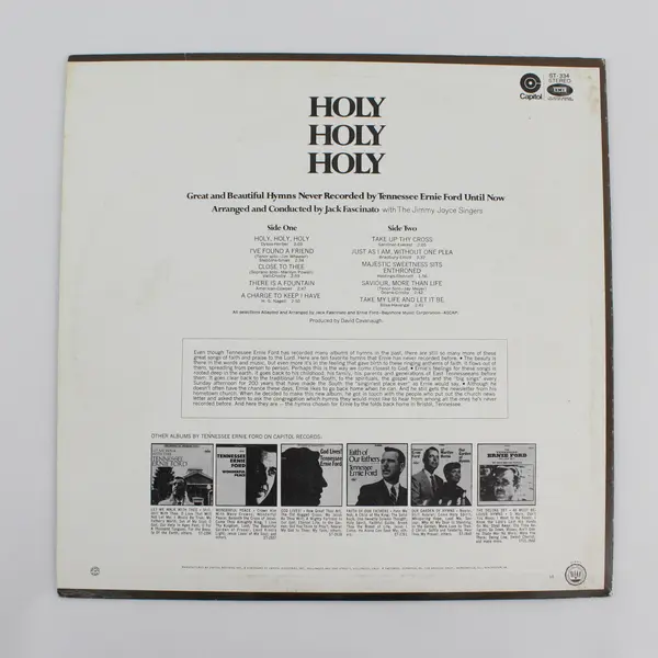  Tennessee Ernie Ford Holy, Holy, Holy 12" Vinyl Record
