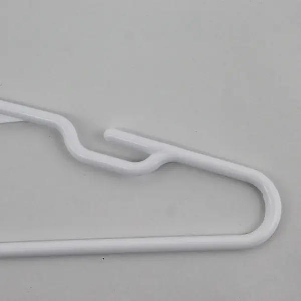 Lot of 14 White Plastic Children's Clothes Hangers Closet Organization