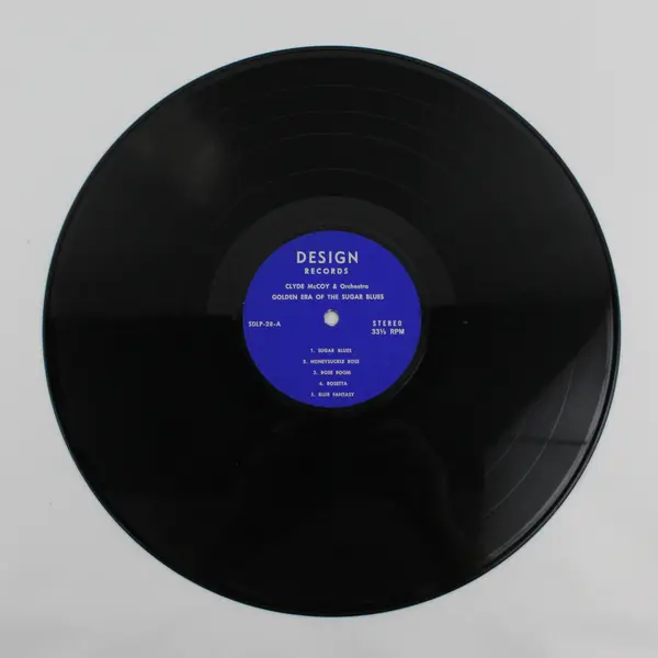 Clyde McCoy The Golden Era of the Sugar Blues 12" LP Design Records SDLP 28