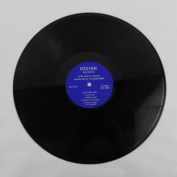 Clyde McCoy The Golden Era of the Sugar Blues 12" LP Design Records SDLP 28