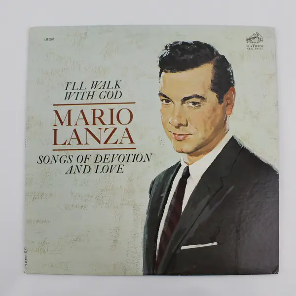 Mario Lanza -I’ll Walk With God- 12" Vinyl Record