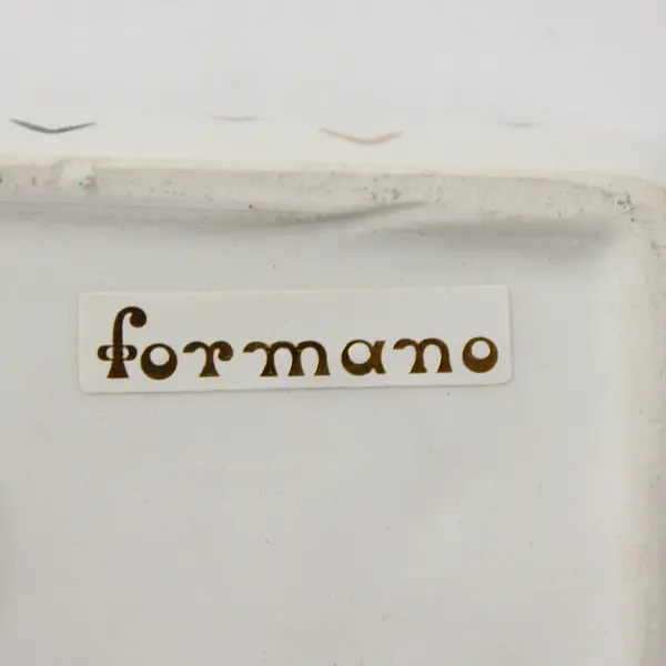 Formano Ceramic Salt & Pepper Shaker Set Cat Mouse 3 Piece