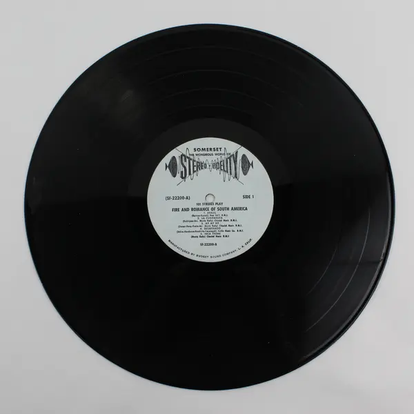 Fire And Romance Of South America 101 Strings 12" Vinyl Record