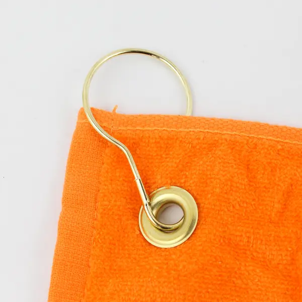 Clubtails The Original Cocktail in a Can Orange Cotton Golf Towel w/ Hook