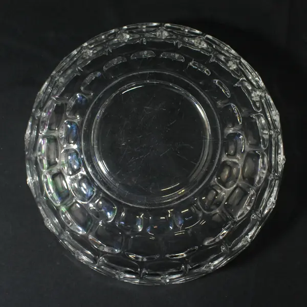 Vintage Federal Glass Yorktown Colonial 9.5” Salad Serving Bowl