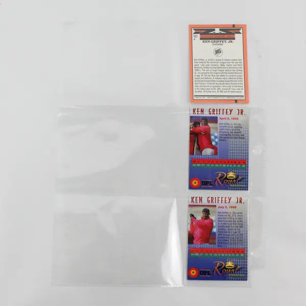 Mixed Lot of 3 Vintage Baseball Cards Ken Griffey Jr. Mariners Reds
