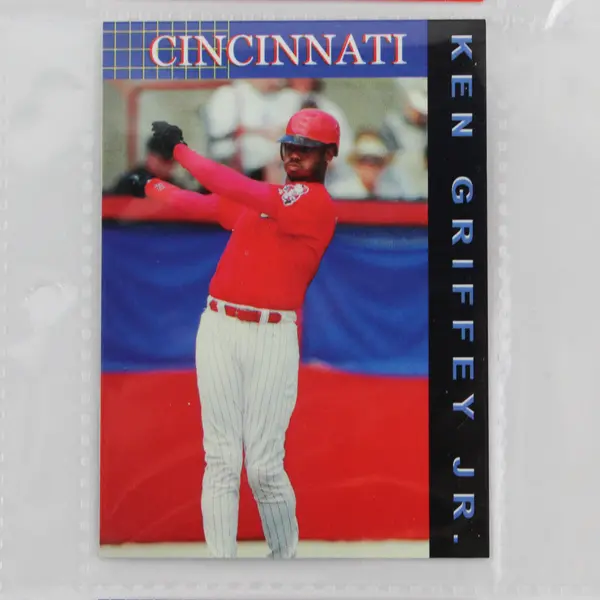 Mixed Lot of 3 Vintage Baseball Cards Ken Griffey Jr. Mariners Reds