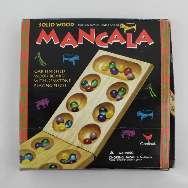 Vintage Solid Wood "Mancala" Game 1996, complete #181 