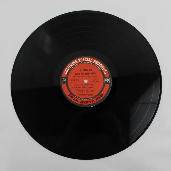 Ralph And Buddy Bonds ‎– All Stops Out 12" Vinyl Record