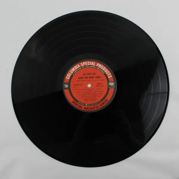 Ralph And Buddy Bonds ‎– All Stops Out 12" Vinyl Record
