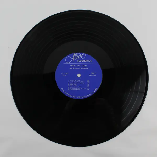 Mountain Anthems Mixed Chorus - Lord Jesus, Come 12" Vinyl Record