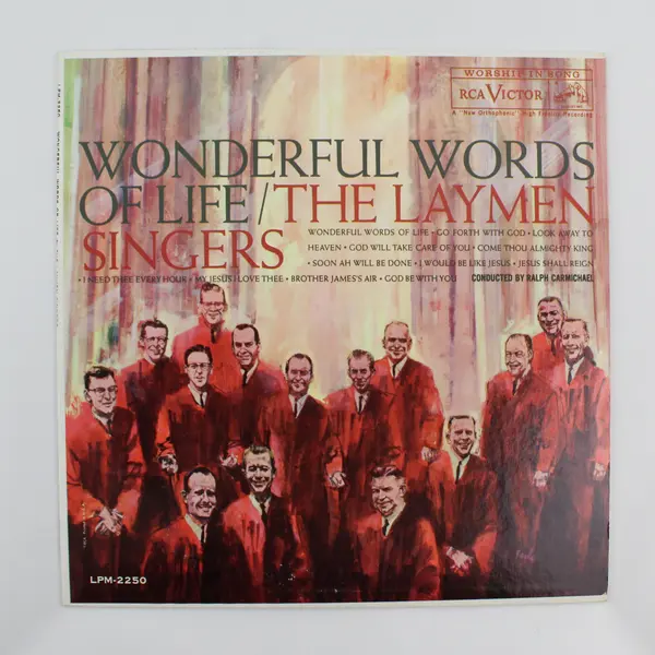 The Laymen Singers Wonderful Words of Life 12" Vinyl Record