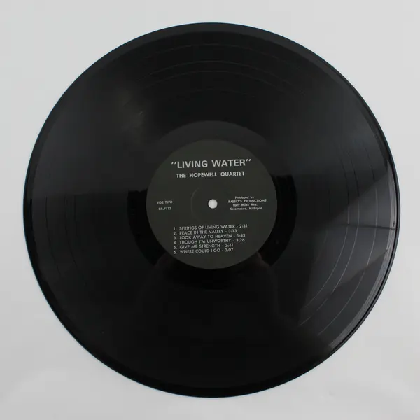 The Hopewell Quartet “Living Water”  12" Vinyl Record 