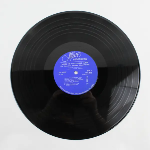 Mountain Anthems Mixed Chorus Where No One Stands Alone 12" Vinyl Record