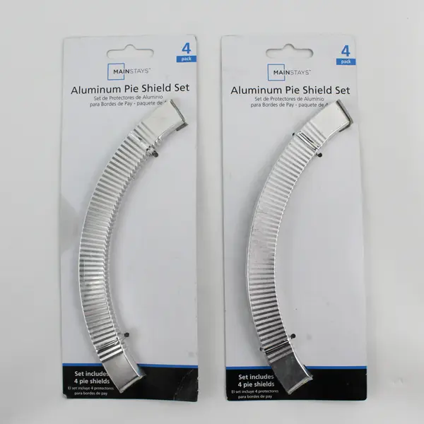 NIP 2 Sets Mainstays Aluminum Pie Shields