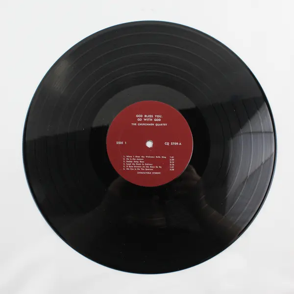 The Churchmen Quartet, God Bless You, Go With God 12" Vinyl Record
