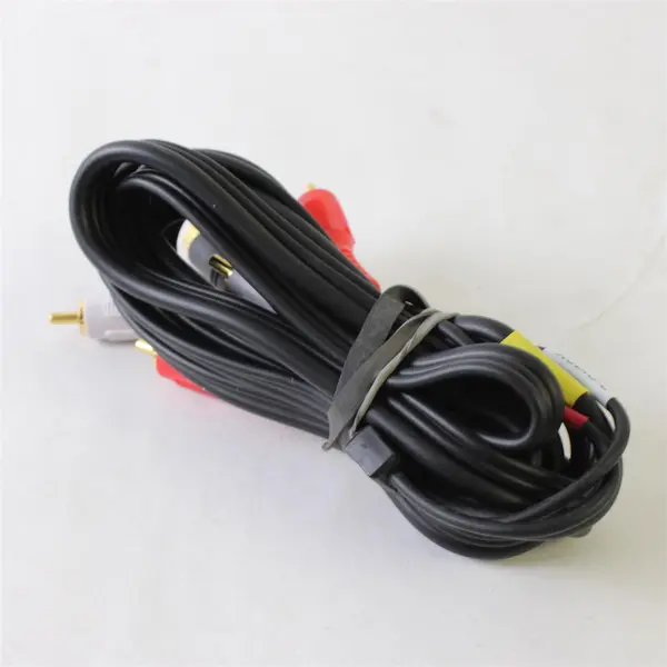 Composite AV S-Video Mini-DIN RCA Cable DVD Game Console Used