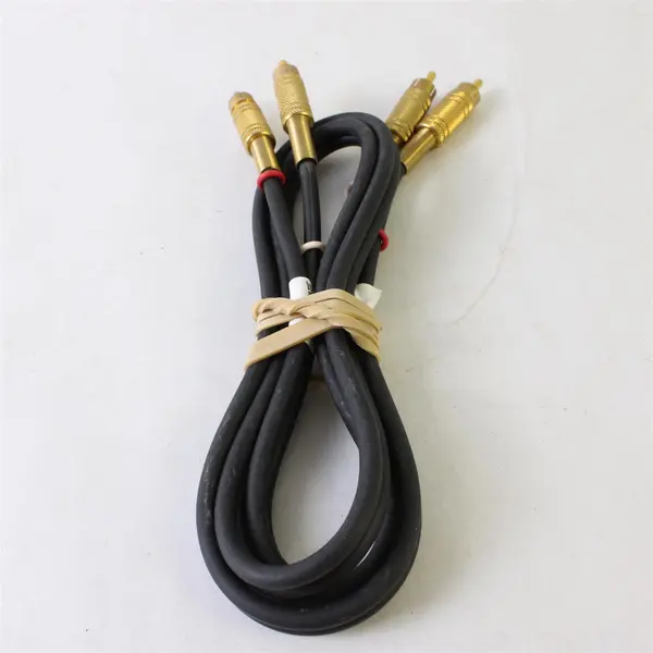 Unbranded Stereo RCA Audio Cable Male to Male Gold Plated 3 Ft Used