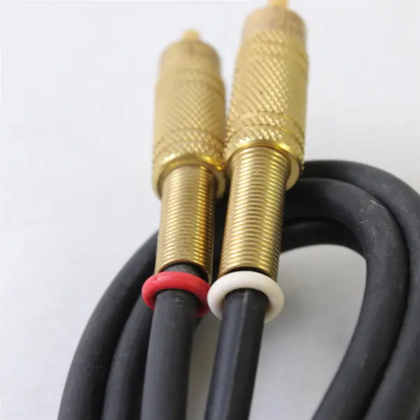 Unbranded Stereo RCA Audio Cable Male to Male Gold Plated 3 Ft Used
