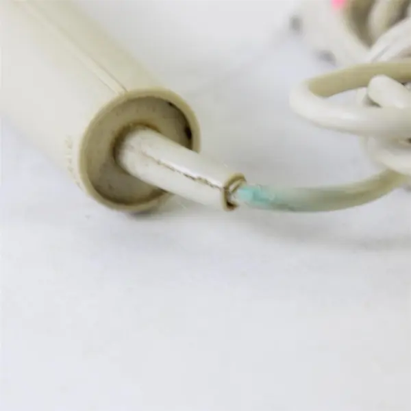 Vintage GE Dynamic Microphone Off White Untested