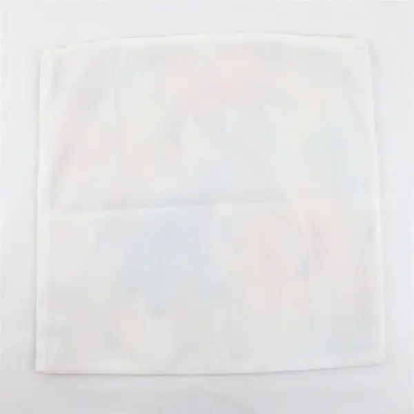 Set of 2 Blue and Orange Autumn Maple Leaf Print Throw Pillow Covers 17" x 17"