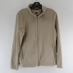 33000 Ft Beige Fleece Zip-Up Outdoor Jacket Women's Small