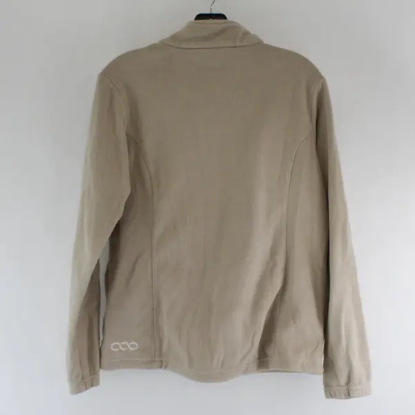 33000 Ft Beige Fleece Zip-Up Outdoor Jacket Women's Small