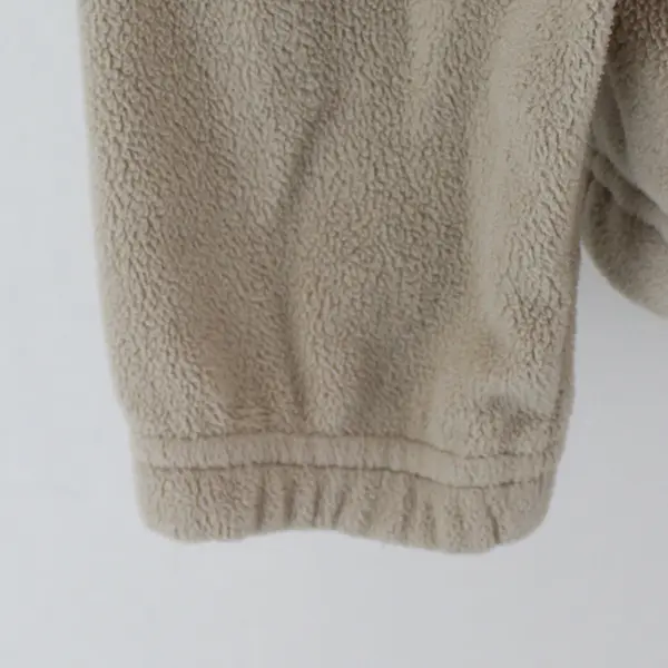 33000 Ft Beige Fleece Zip-Up Outdoor Jacket Women's Small