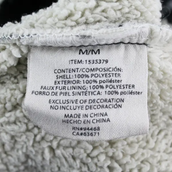 Sage Collective Women's Medium Black White Plaid Sherpa Lined Jacket